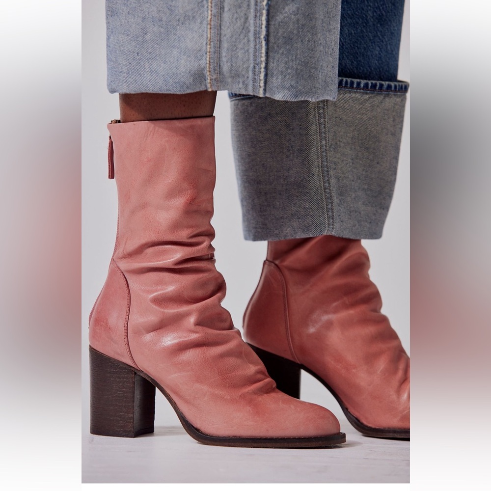 Elle Block Heel Sunset Sand